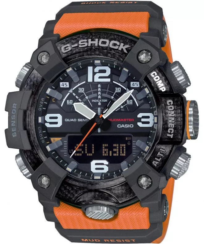 Casio G-Shock Master of G Mudmaster Carbon Core Guard Quad Sensor Bluetooth Sync férfi karóra GG-B100-1A9ER