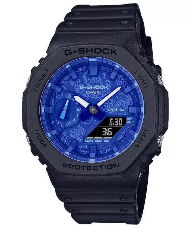 Casio G-Shock Original Paisley Blue Carbon Core Guard Férfi Karóra GA-2100BP-1AER