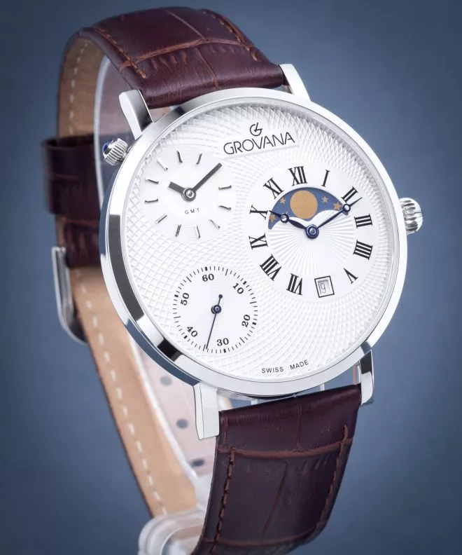 Grovana Traditional Moonphase Férfi Karóra GV1711.1532
