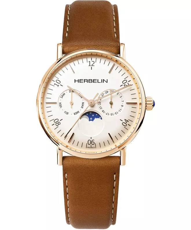 Herbelin Inspiration Moon Phase Férfi Karóra 12747PR11GD (12747/PR11GO)