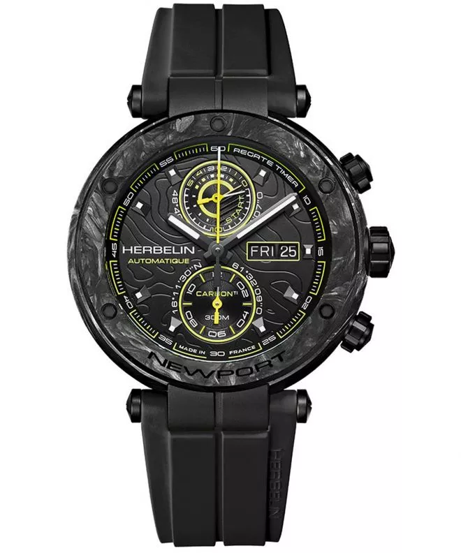 Herbelin Newport Carbon Titanium Automatic Chronograph Limited Edition férfi karóra 288CTN14CA