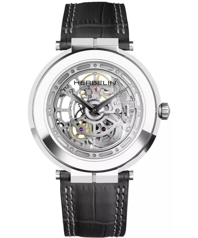 Herbelin Newport Slim Mechanical Skeleton Limited Edition férfi karóra 1222SQ75 (1222/SQ75)