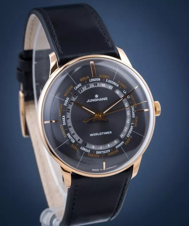 Junghans Meister Worldtimer Férfi Karóra 027/5013.02