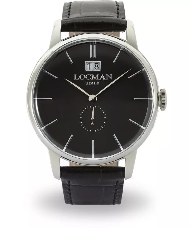 Locman 1960 Big Date Férfi Karóra 0252V01-00BKNKPK