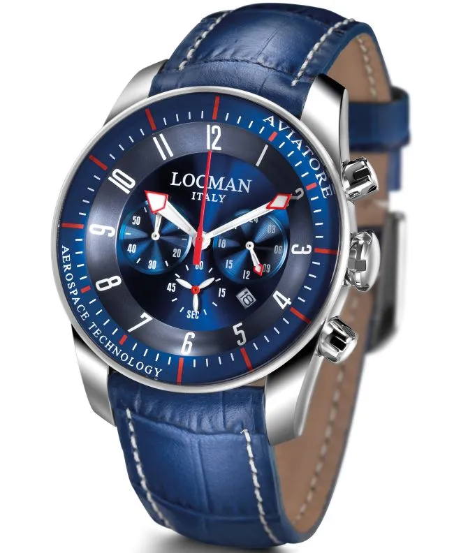 Locman Aviatore Férfi Karóra 045000BLFWRBPSB
