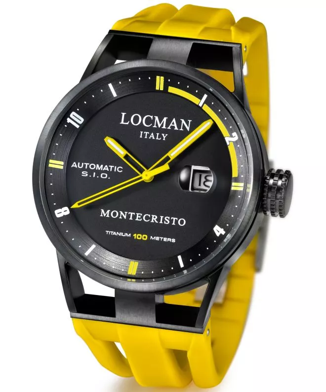 Locman Montecristo Automatic Férfi Karóra 0511BKBKFYL0GOY