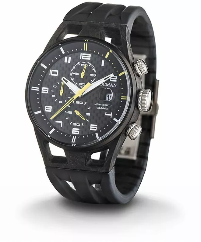Locman Montecristo Carbon Chronograph Férfi Karóra 0545C09S-CYCBWHSK