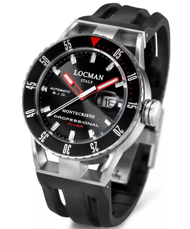 Locman Montecristo Professional Diver Férfi Karóra 051300KRBKNKSIK