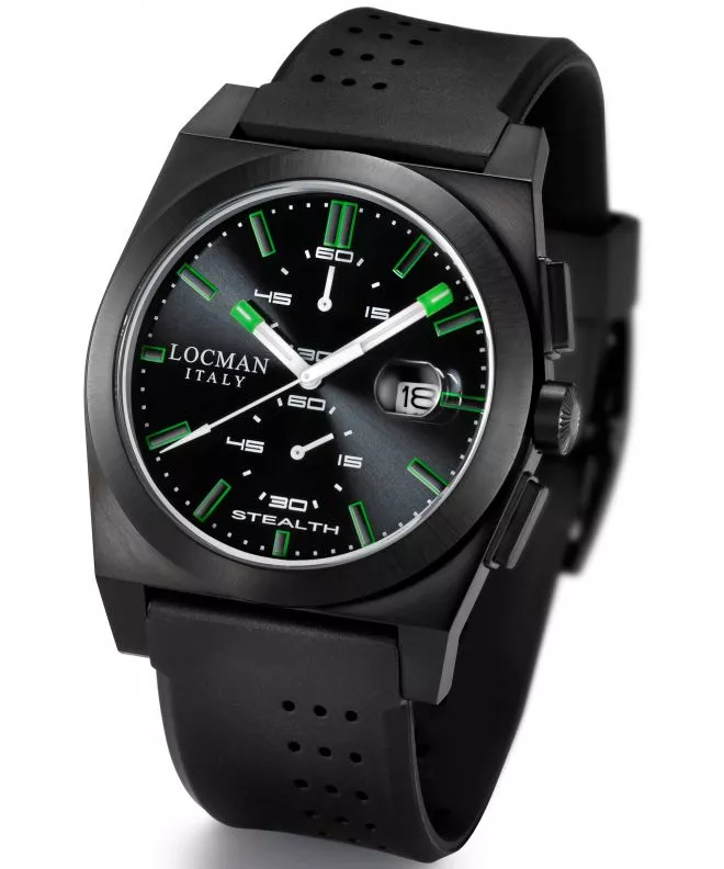 Locman Stealth Chronograph Férfi Karóra 0202BKBKFGK1GOK