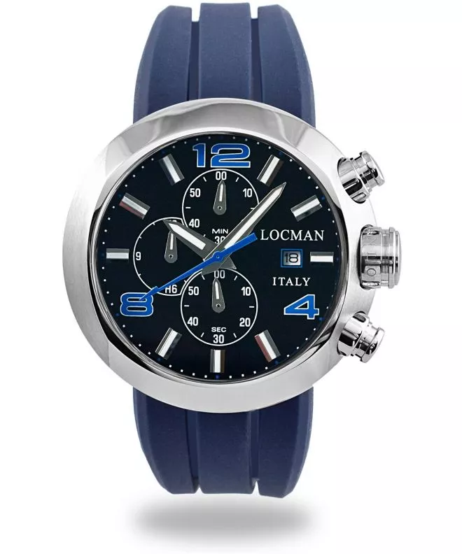 Locman Tondo Chronograph Férfi Karóra 042000BKNBL0SIB-B-K