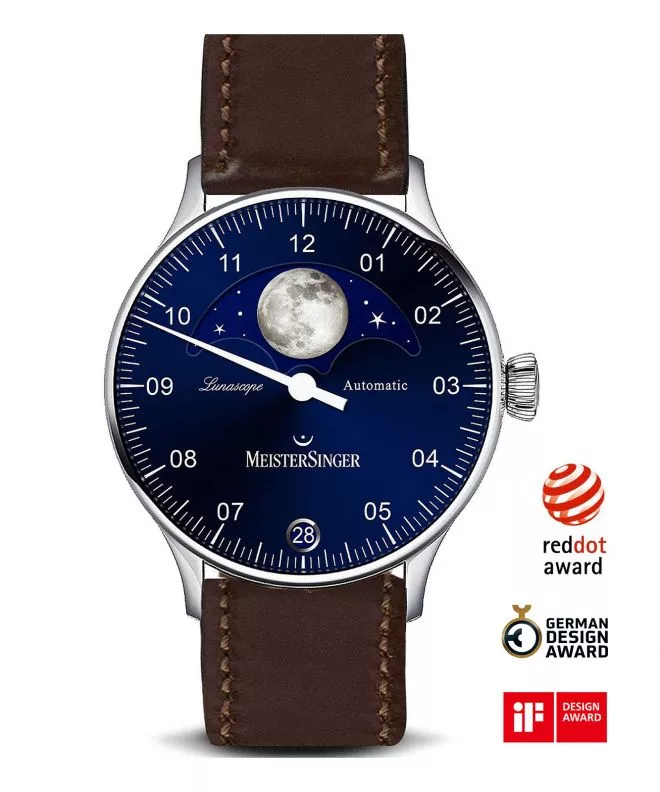 Meistersinger Lunascope Automatic Férfi Karóra LS908_SCF02
