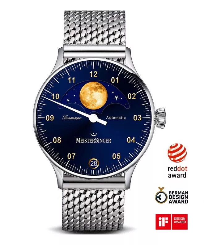 Meistersinger Lunascope Automatic Férfi Karóra LS908G_MIL20-1