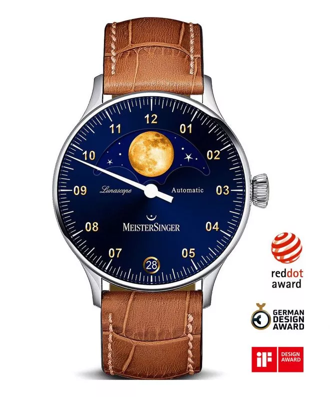 Meistersinger Lunascope Automatic Férfi Karóra LS908G_SG03-1