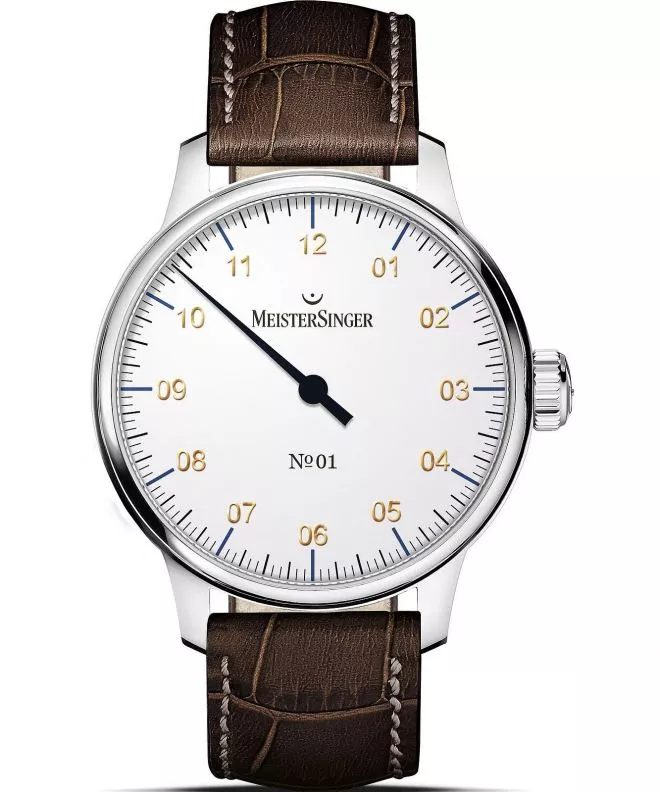 Meistersinger N°01 White férfi karóra AM3301G_SG02