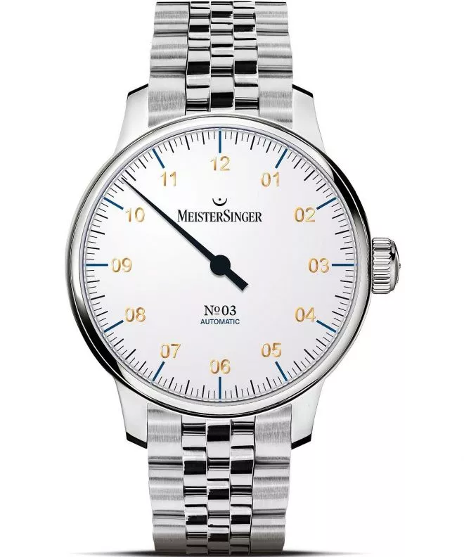 Meistersinger N°03 White Automatic férfi karóra AM901G_MGB20