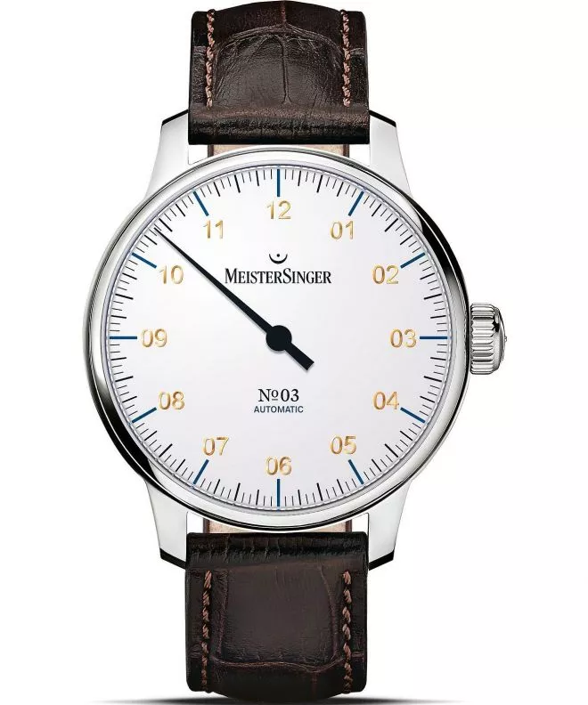Meistersinger N°03 White Automatic férfi karóra AM901G_SG02