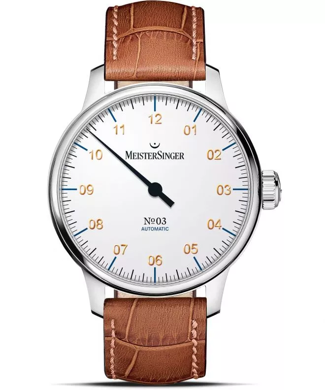 Meistersinger N°03 White Automatic férfi karóra AM901G_SG03