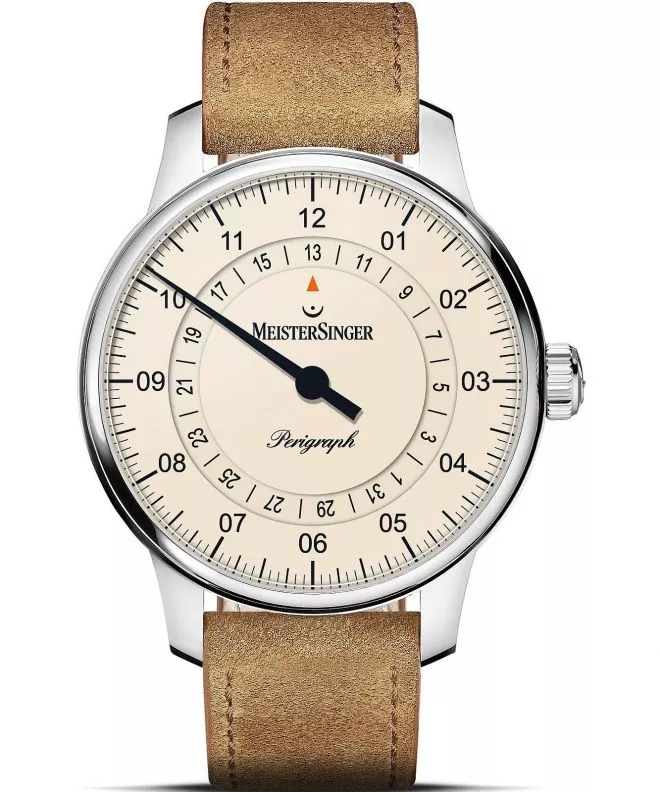 Meistersinger Perigraph - 38mm Ivory férfi karóra BM1103_SV13