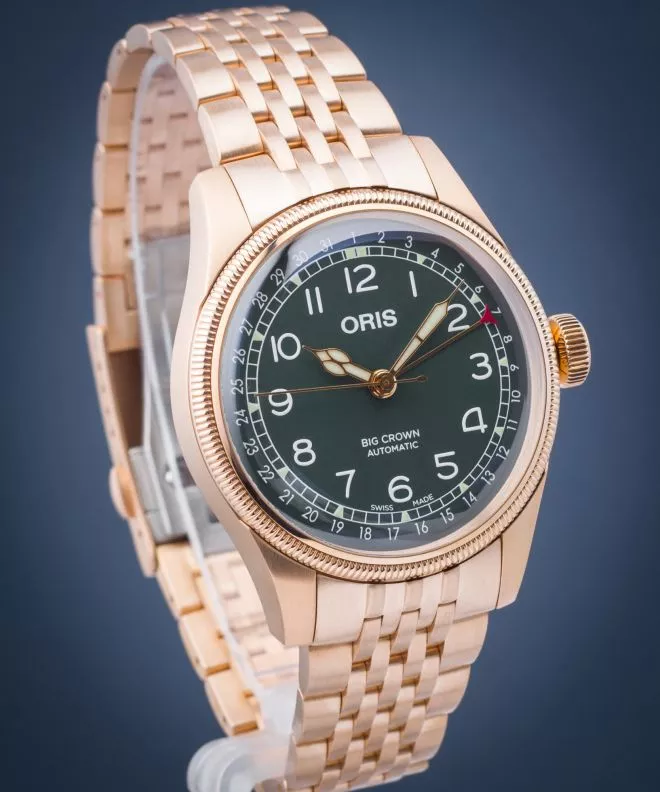 Oris Big Crown Pointer Date Bronze férfi karóra 01 754 7741 3167-07 8 20 01