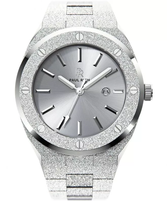 Paul Rich Frosted Apollo's Silver férfi karóra 656874893066