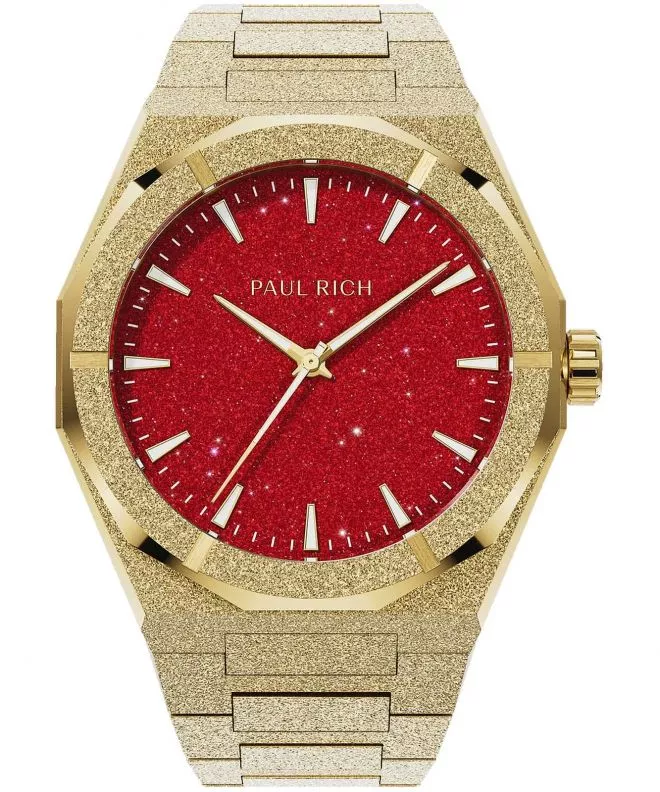 PAUL RICH Frosted Star Dust II Gold Red férfi karóra 766236337074