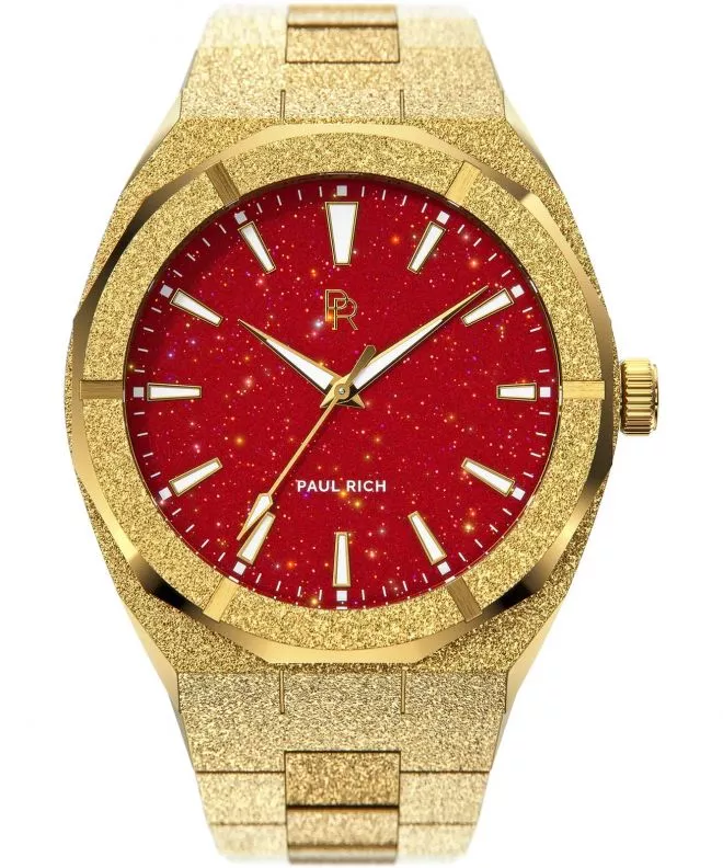PAUL RICH Frosted Star Dust Red Gold férfi karóra 655469493308