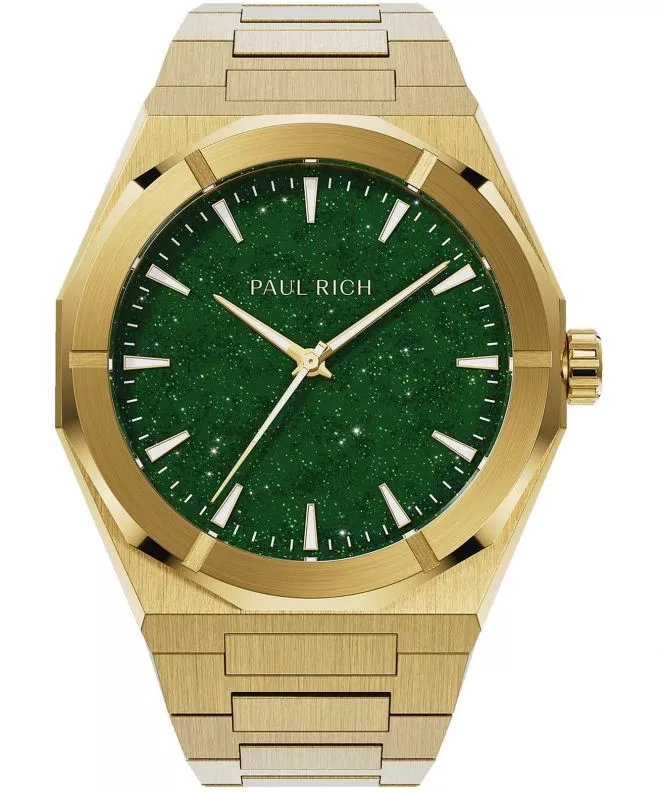 PAUL RICH Star Dust II Gold Green férfi karóra 766236337012
