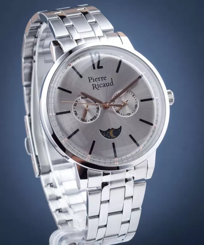 Pierre Ricaud Moon Phase Férfi Karóra P97246.51R7QF