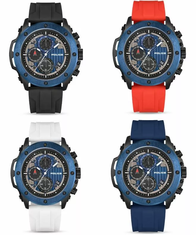 Police Clout Orb Chronograph SET férfi karóra PEWGO00777X0