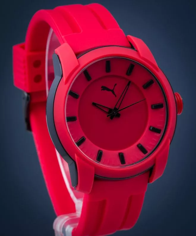 Puma Red Silicone Férfi Karóra P6019