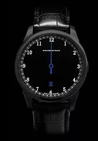 Schaumburg Gnomonic Black & White Blue Automatic férfi karóra SCH-GNWBB