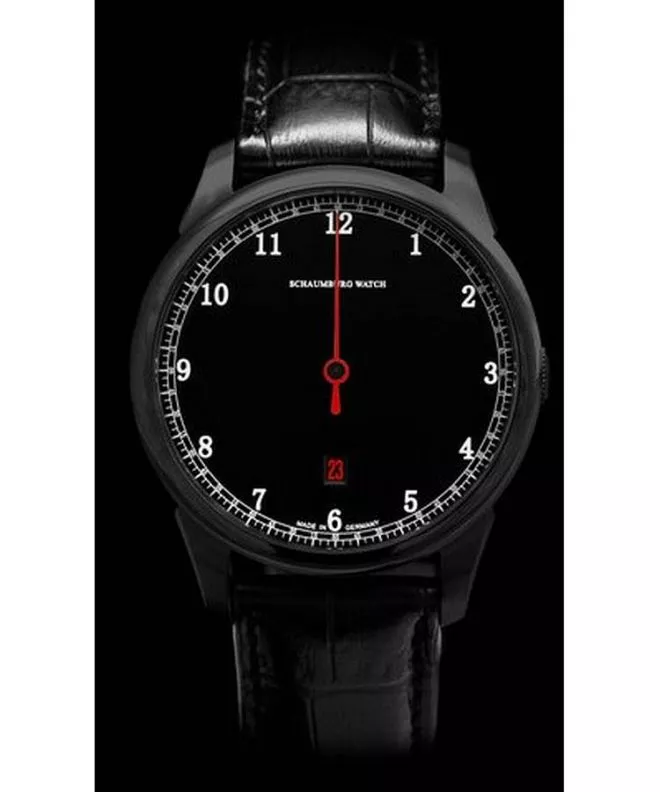 Schaumburg Gnomonic Black & White Red Automatic férfi karóra SCH-GNBWR