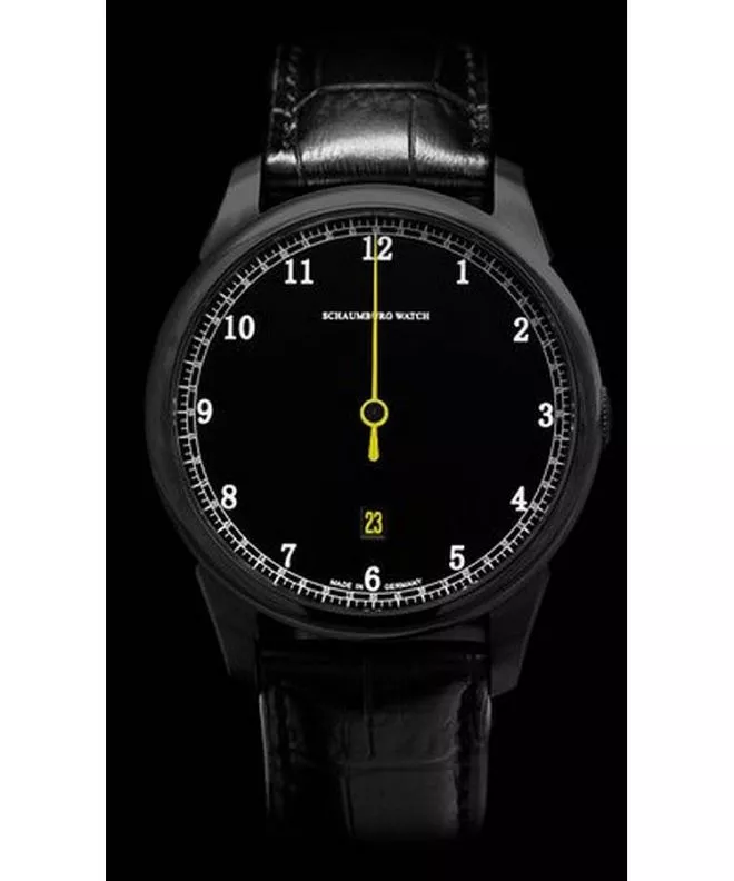 Schaumburg Gnomonic Black & White Yellow Automatic férfi karóra SCH-GNBWY