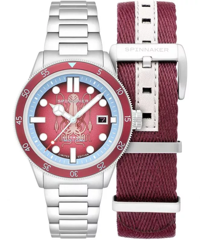 Spinnaker Cahill 300 Calamar Red MSC Limited Edition SET férfi karóra SP-5125-11