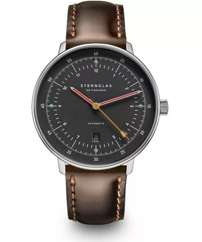 Sternglas Hamburg Neugraphit Automatic férfi karóra S02-HH39-BR03