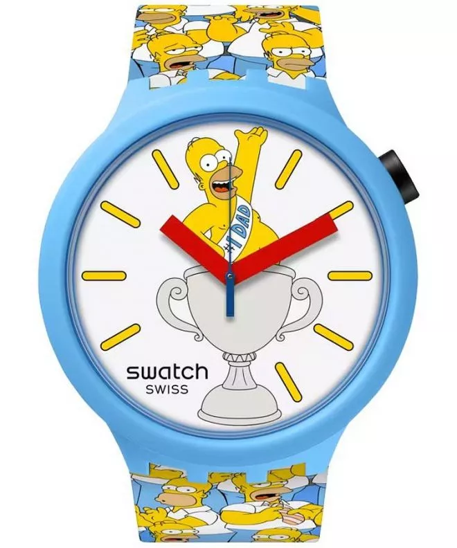 Swatch The Simpsons Collection Best Dad Ever férfi karóra SB05Z100