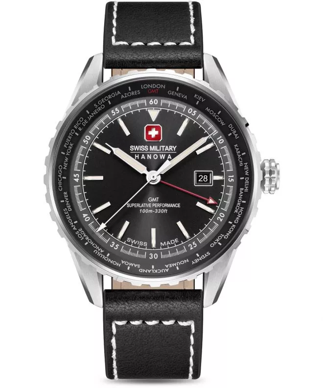 Swiss Military Hanowa Afterburn GMT férfi karóra SMWGB0003201