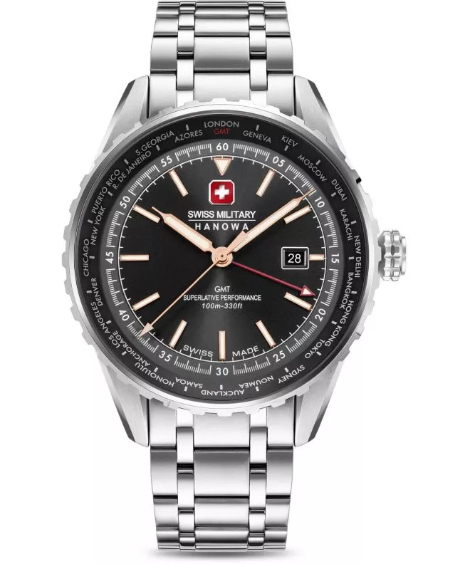 Swiss Military Hanowa Afterburn GMT férfi karóra SMWGH0003203