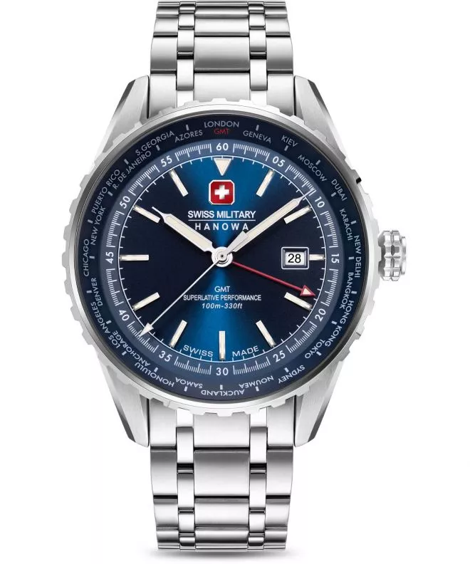 Swiss Military Hanowa Afterburn GMT férfi karóra SMWGH0003204