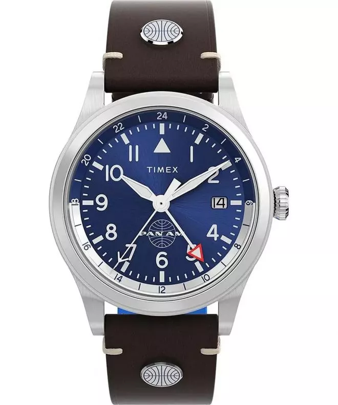 Timex Waterbury GMT x Pan Am® 39mm férfi karóra TW2W97300