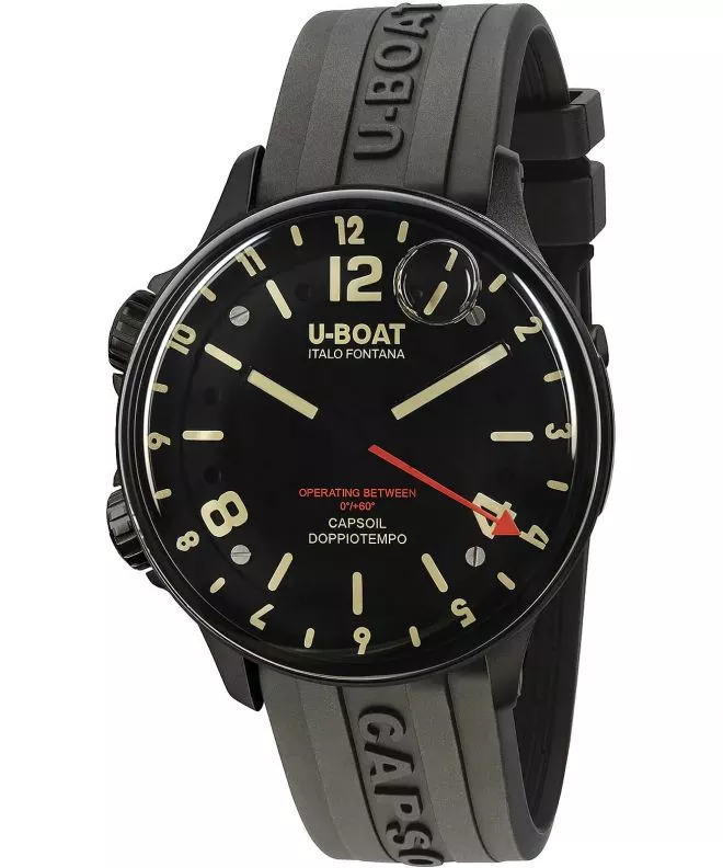 U-Boat Capsoil Doppiotempo 45mm DLC férfi karóra 8770/A