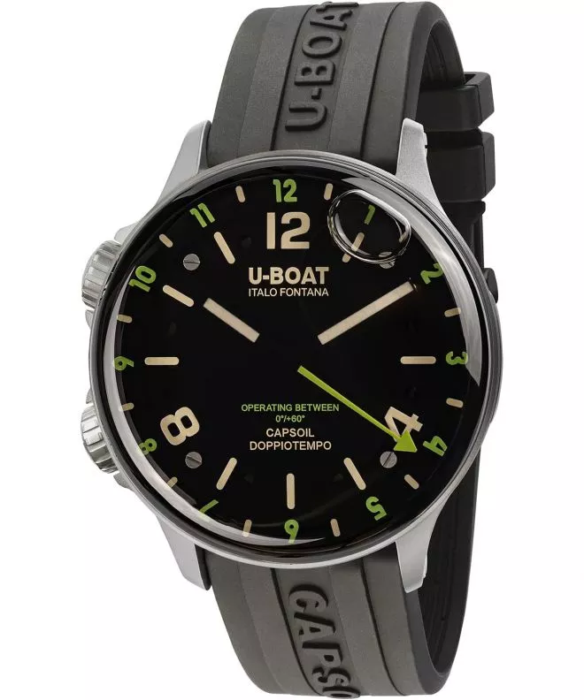 U-Boat Capsoil Doppiotempo 45mm SS Green Rehaut férfi karóra 8838/B