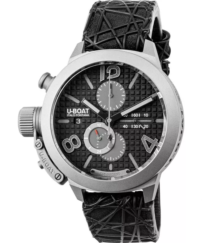 U-Boat Classico 45 Titanium Tungsten Black Chronograph Automatic Limited Edition férfi karóra 3004