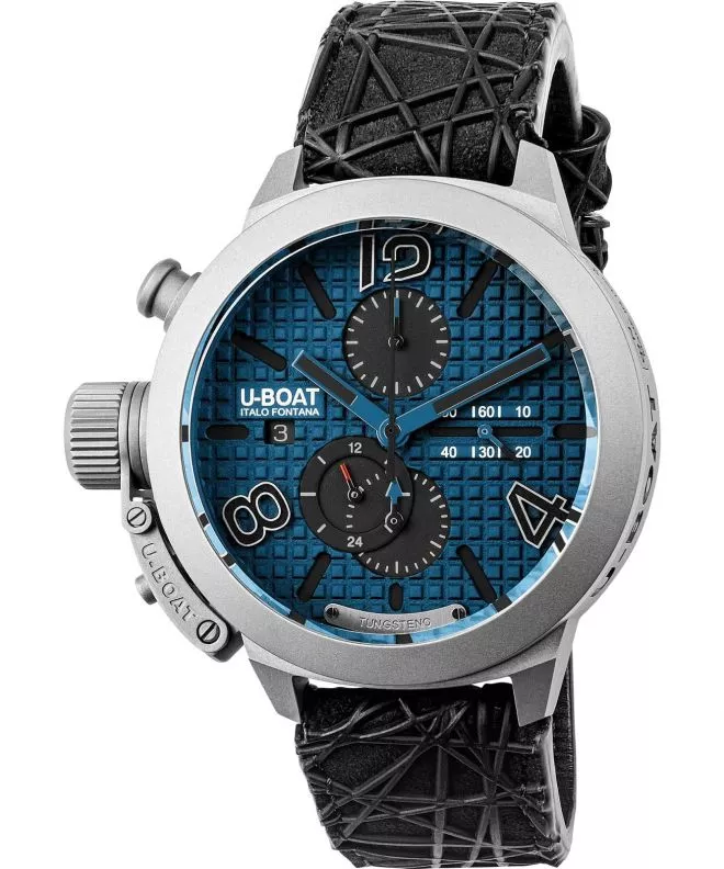 U-Boat Classico 45 Titanium Tungsten Blue Chronograph Automatic Limited Edition férfi karóra 3003