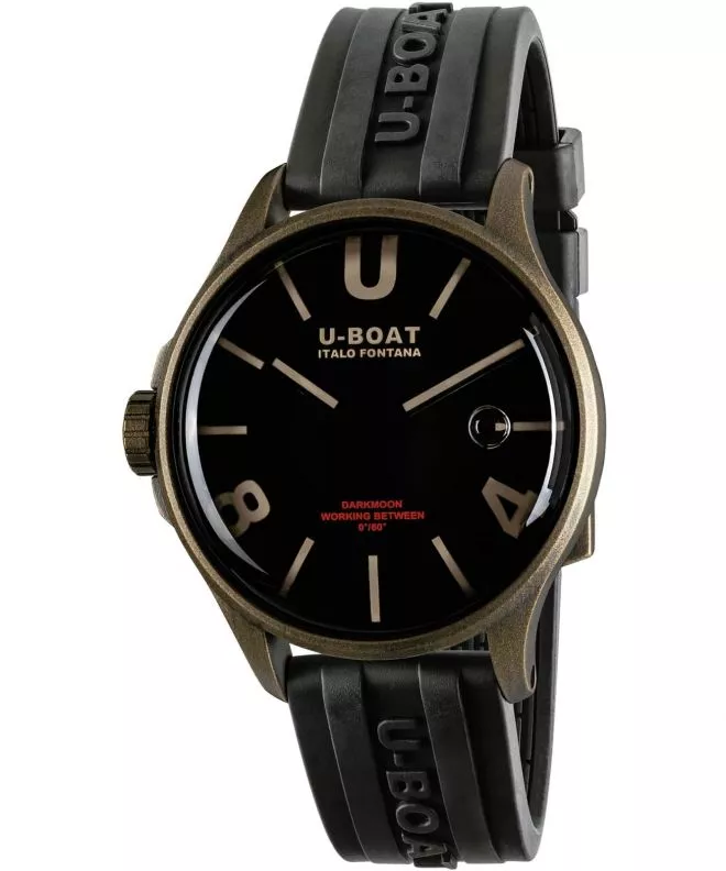 U-Boat Darkmoon 40mm BK Brown Vintage férfi karóra 9549