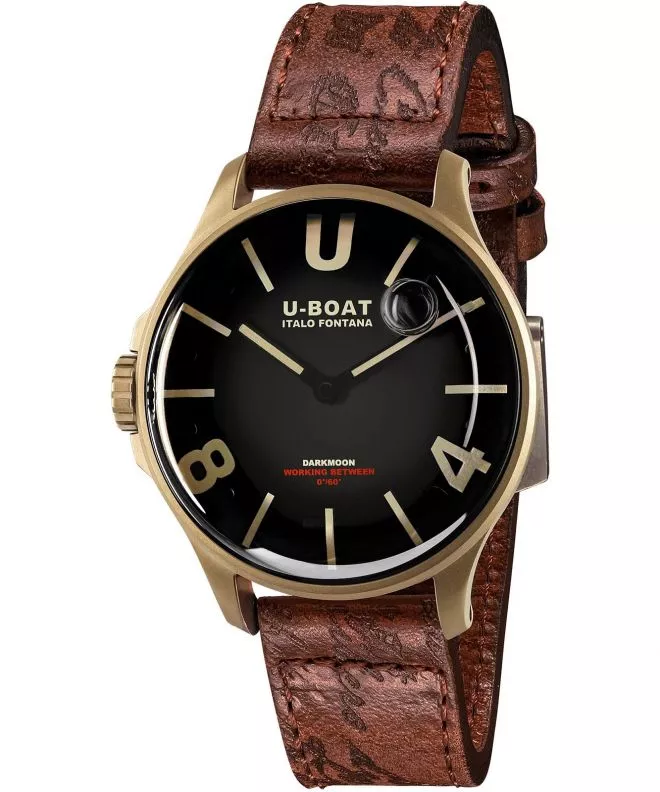 U-Boat Darkmoon 40mm BK IP Bronze férfi karóra 9304