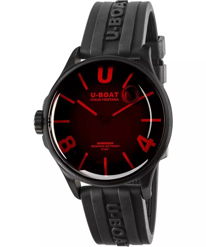 U-Boat Darkmoon 40mm Red Glass PVD férfi karóra 9306