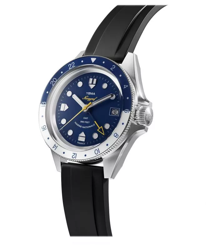 Yema Navygraf Marine Nationale Automatic GMT férfi karóra YNAV23MN-GRBS (YNAV23MN-ARBS)