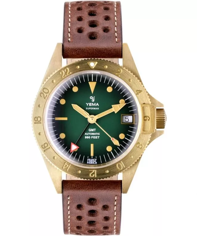 Yema Superman Heritage GMT Bronze Férfi Karóra YGMTZ21A39-ZU31S