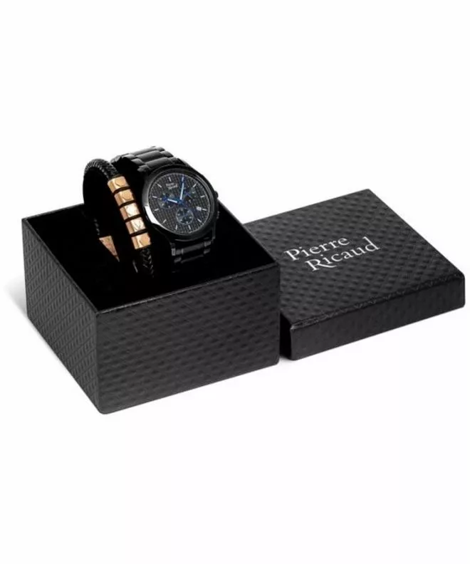 Pierre Ricaud Classic Chronograph SET férfi karóra P91099.B114CH619.9.BL